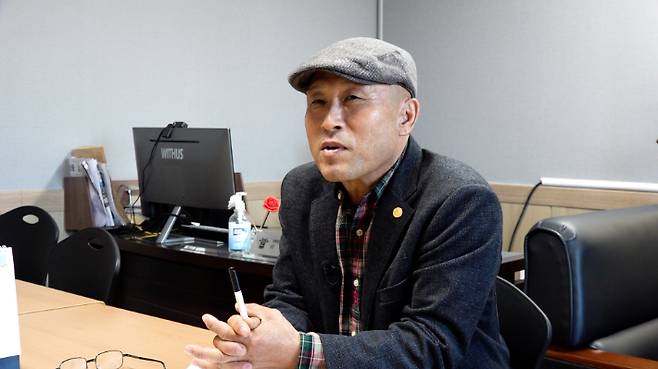 정읍한우육종조합 한양수 이사장. 노컷TV캡처