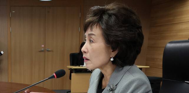 17일 오후 서울 중구 진실·화해를위한과거사정리위원회에서 열린 전체위원회에서 박선영 위원장이 회의를 주재하고 있다. 김태형 기자 xogud555@hani.co.kr