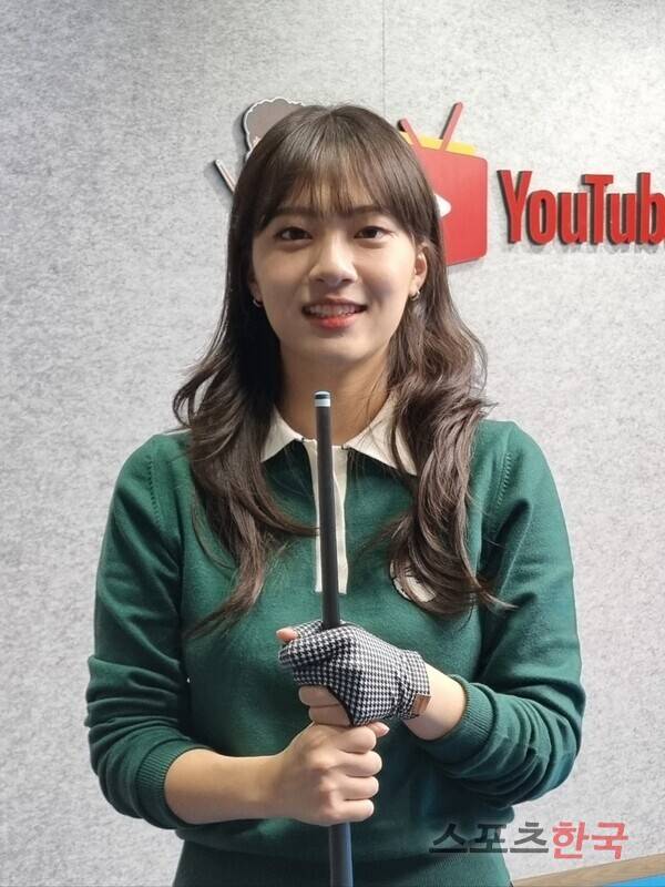 여자프로당구(LPBA) 투어 깜짝 4강 진출로 당구 팬들을 놀라게 한 2001년생 정보윤. ⓒ스포츠한국 김성수 기자