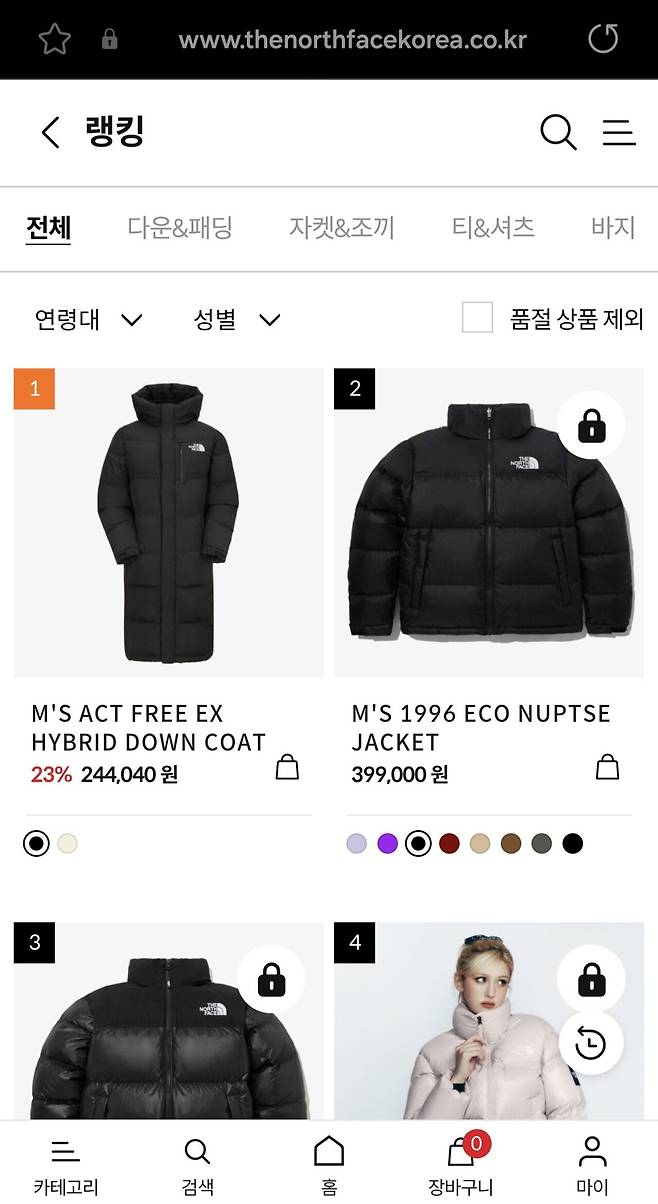 Screenshot_20241221_080702_Samsung Internet.jpg 인스타 노스페이스 광고 사이트 특가