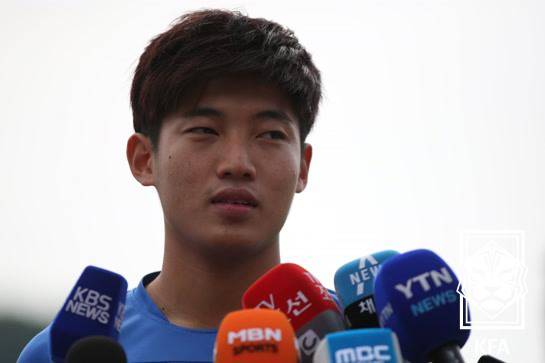 2015년 U-17 대표팀에 합류한 장결희. 사진=KFA