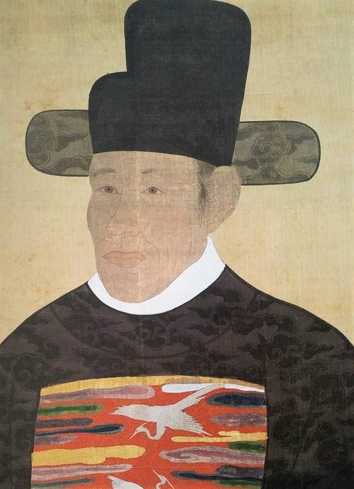 김새신 초상(1604) 김새신은 임진왜란 당시 선조를 의주까지 호종한 공으로 호성공신 3등에 봉해졌다. 묘는 서울 은평구 신사동 덕산중 서편에 있다. 파주 93뮤지엄