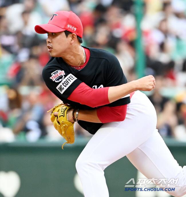 3일 인천 SSG랜더스필드에서 열린 KIA와 SSG의 경기. KIA 임기영이 역투하고 있다. 인천=허상욱 기자wook@sportschosun.com/2023.09.03/