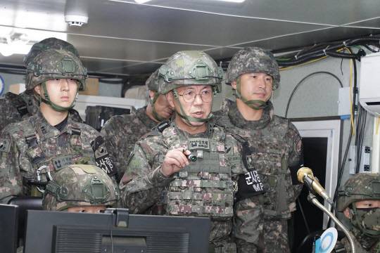 강호필 지작사령관. 지상작전사령부 제공