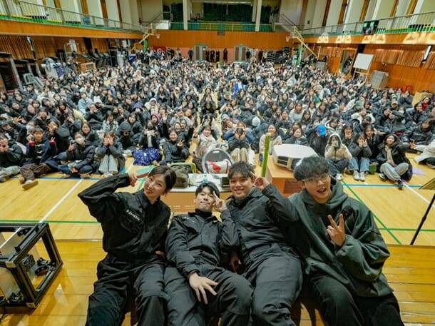 북원여자고등학교에서 '긱블데이' 행사가 진행됐다