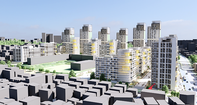 구로구 고척동 253번지 일대 조성예시도. 서울시 제공