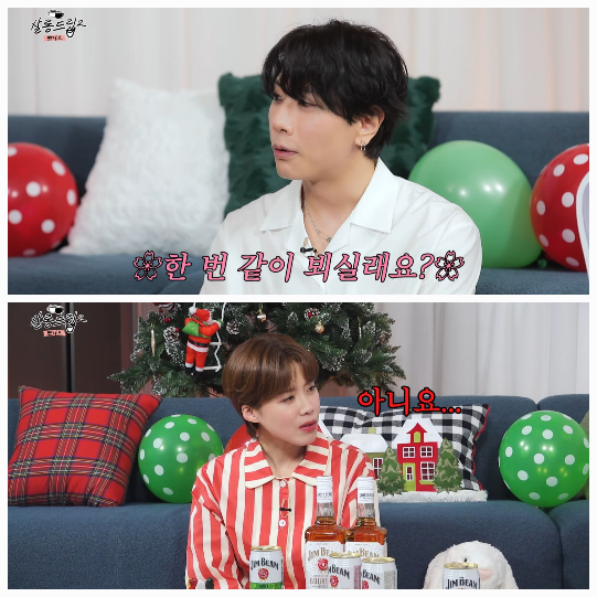 ‘살롱드립2’ 크리스마스 특집에는 박효신이 게스트로 출연했다.사진=유튜브 채널 ‘TEO 테오’