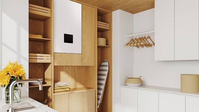 삼성전자 가정용 히트펌프 EHS '하이드로 유닛 모노(Hydro Unit Mono)' 실내기 제품 이미지  /사진제공=삼성전자