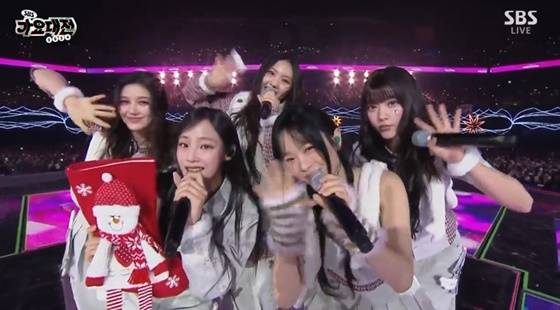 뉴진스 /사진='SBS 가요대전' 캡처