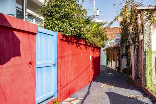 화려하게 칠해진 골목을 걷는 재미가 있는 창동