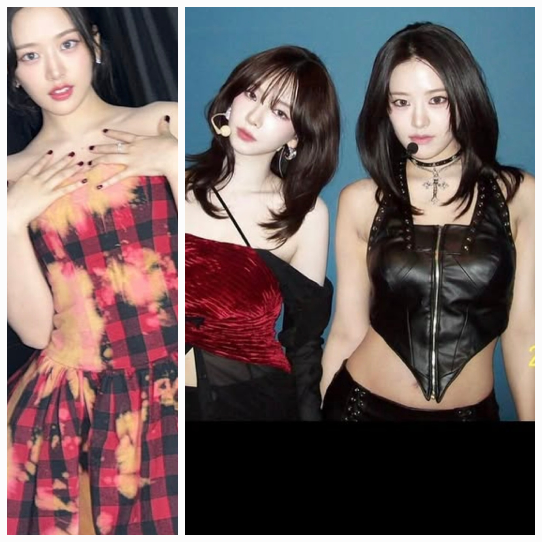 아이브 안유진과 에스파 카리나가 함께 찍은 투샷이 공개되며 팬들의 뜨거운 관심을 받고 있다.사진=안유진 SNS