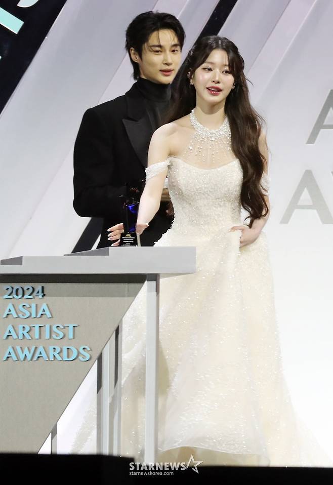 변우석-장원영 'Asia Celebrity, 비주얼 투샷'[★포토]