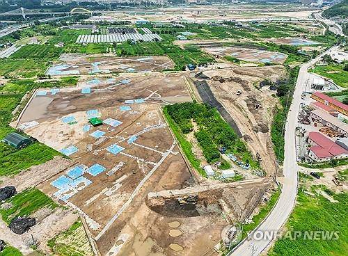 3기 신도시에 포함된 남양주왕숙 A1·A2지구 [연합뉴스 자료사진]