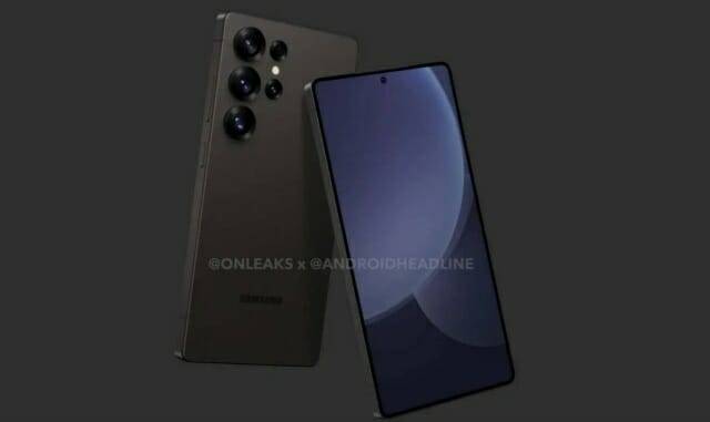 갤럭시S25 울트라 렌더링 (출처=온리크스/안드로이드헤드라인)