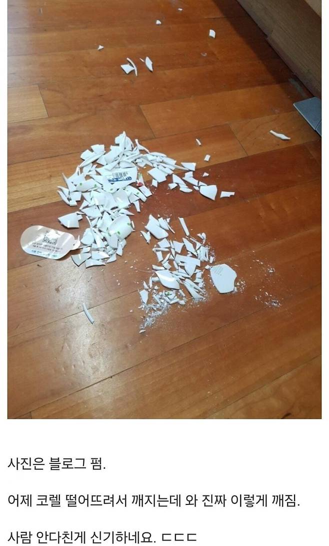 깨지면 난리난다는 코렐 그릇.jpg