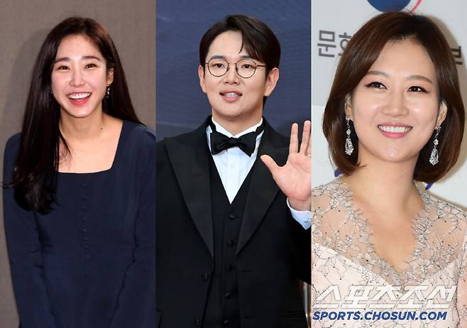 최희, 장성규, 장윤정. 사진=스포츠조선DB