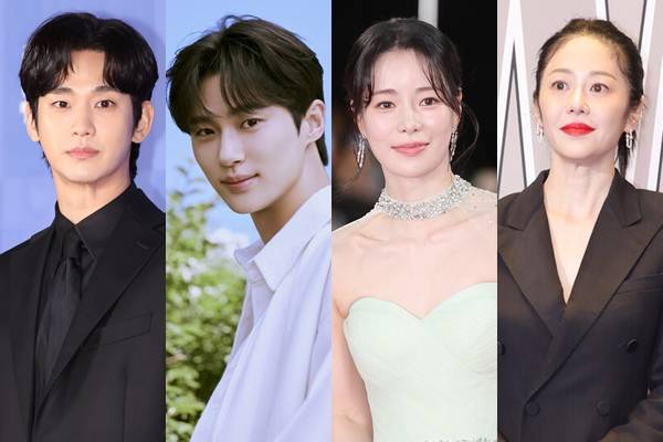 사진 출처=&nbsp;2024 뉴시스 한류엑스포 포토월 행사에 참석한 배우 김수현. ⓒ이혜영 기자 lhy@hankooki.com / 배우 변우석.&nbsp;바로엔터테인먼트 제공 /&nbsp;제45회 청룡영화상 레드카펫 행사에 참석한 배우 임지연. ⓒ이혜영 기자 lhy@hankooki.com /&nbsp;'더블유 코리아(W Korea)' 제 19회 유방암 인식 향상 캠페인 자선 행사에 참석한 배우 고현정. 24.10.14 ⓒ이혜영 기자 lhy@hankooki.com (왼쪽부터)