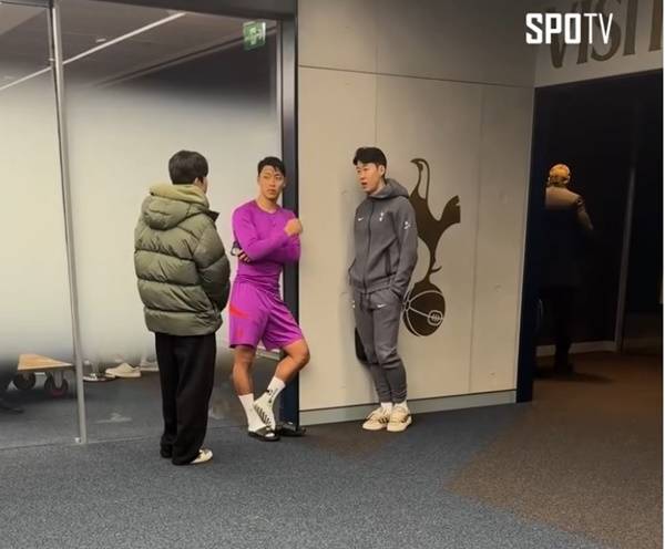 양민혁(왼쪽)·황희찬(가운데)·손흥민. ⓒSPOTV