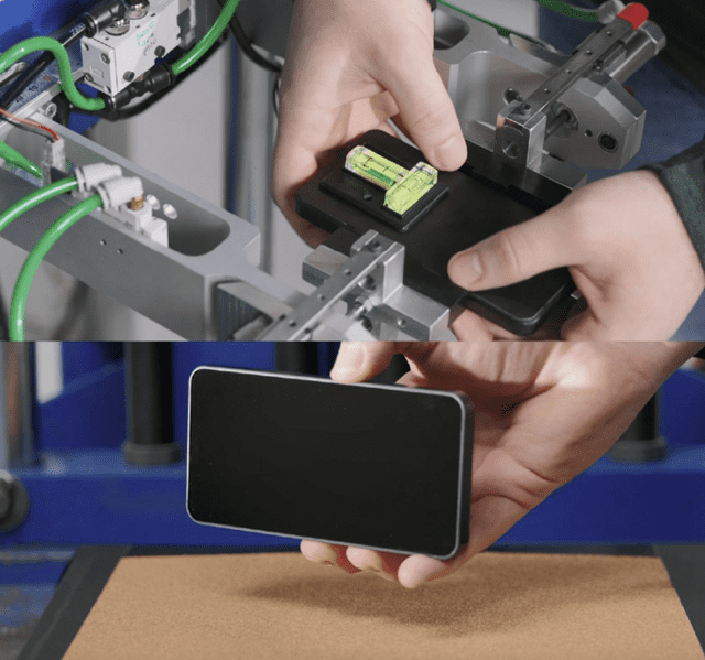 코닝 고릴라 아머 유리 내구성 테스트 (사진=코닝)