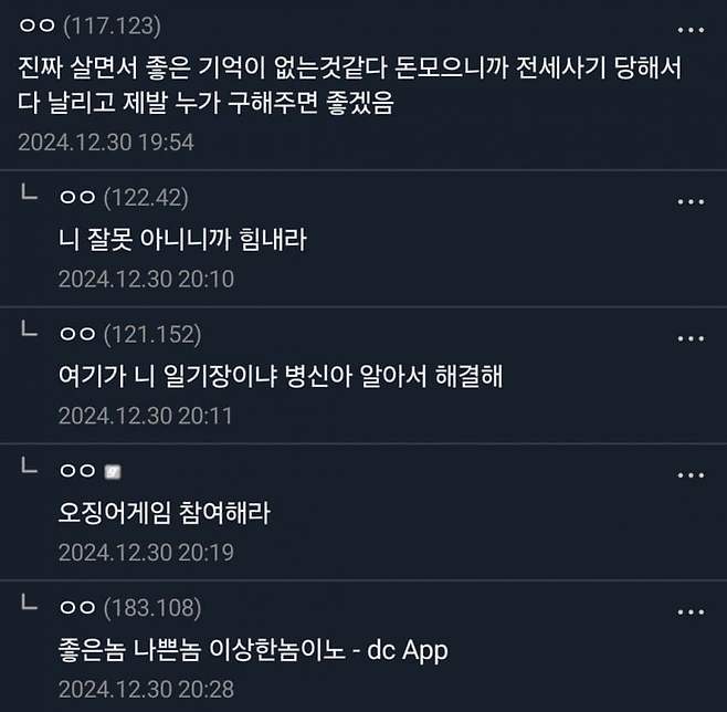 디시의 좋은 놈 나쁜 놈 이상한 놈