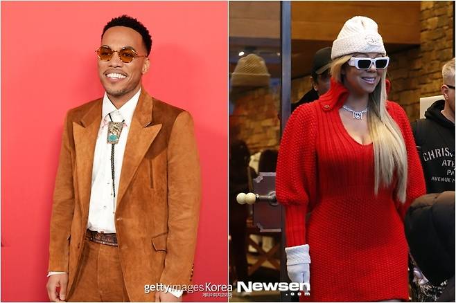 사진=왼쪽부터 앤더슨 팩, 머라이어 캐리/게티이미지코리아 제공