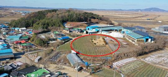 김호연재 생가가 있었던 충남 홍성군 갈산면 오두리 마을 전경. 조남민 씨 제공