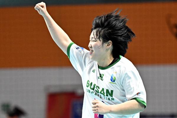 사진 부산시설공단 이혜원 선수, 사진 제공=한국핸드볼연맹