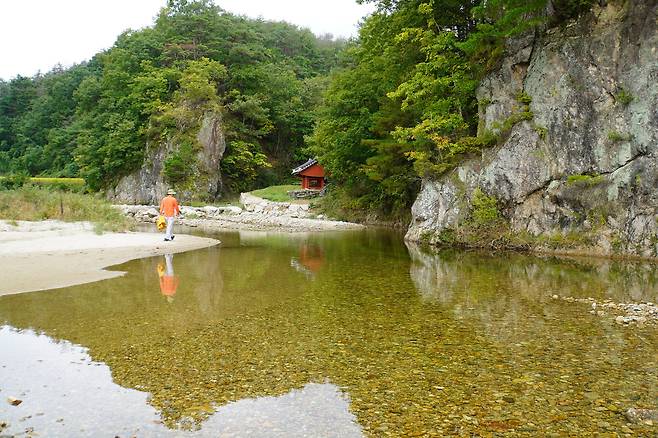 울진 해산물 보부상이 넘던 금강송길 계곡