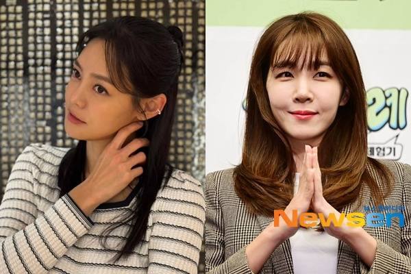 왼쪽부터 안현모(소셜미디어), 김이나(뉴스엔DB)