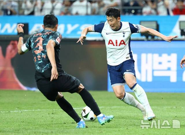 김민재(왼쪽)와 손흥민. /사진=뉴시스 제공