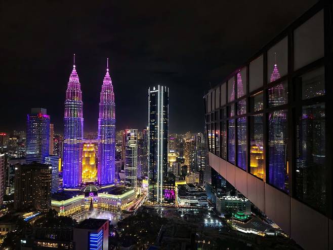 쿠알라룸푸르 야경 [사진/백승렬 기자]