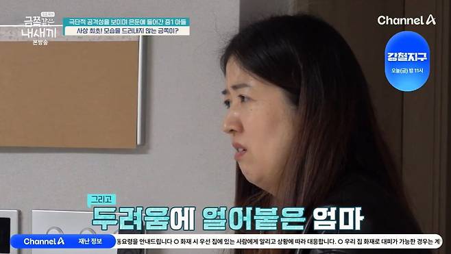 사진 = 채널A  '요즘 육아 금쪽같은 내 새끼'