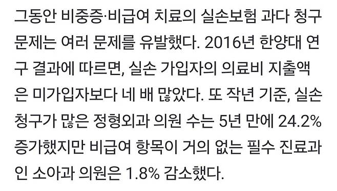 Screenshot_20250104_110342_Gallery.jpg [단독] 실손보험 있어도..도수 치료 본인 부담 90%로 상향