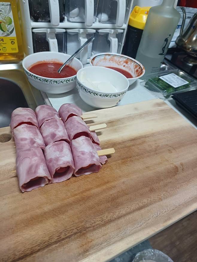 20250104_211209.jpg 마르게리타 피자, 베이컨토마토말이, 치즈피자
