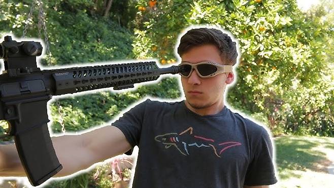 ‘이렇게 대놓고 쏴도 고글만 있다면 문제없다구! [Youtube - AirsoftTech23]