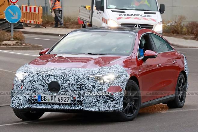 메르세데스 벤츠 CLA 전기차 테스트카