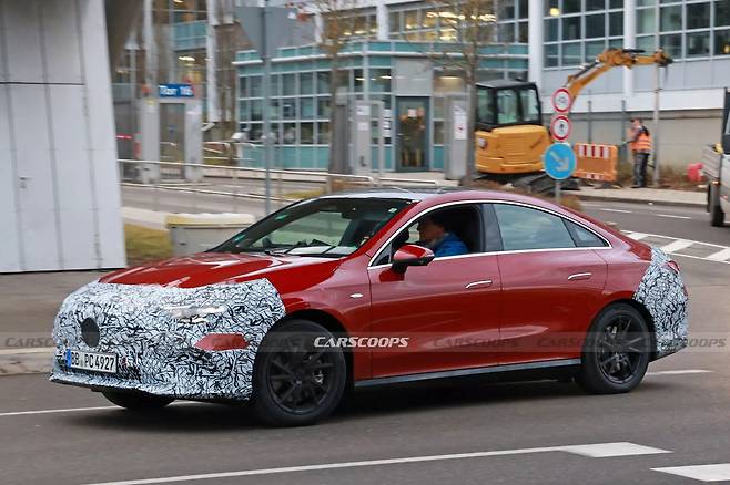 메르세데스 벤츠 CLA 전기차 테스트카