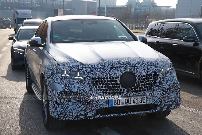 GLE 쿠페 페이스리프트 모델 테스트카