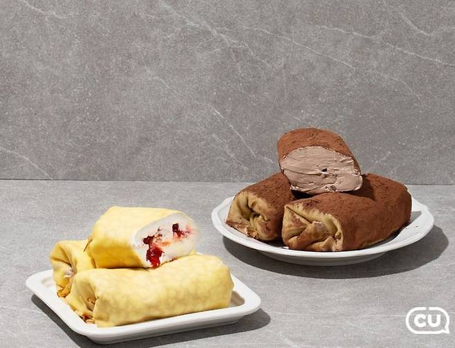 CU, 수건케이크 2종 최초 출시. BGF리테일 제공