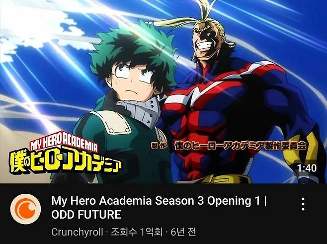 Screenshot_20250107_052038_YouTube.jpg 조회수 1억을 넘는 인기 애니메이션 오프닝들