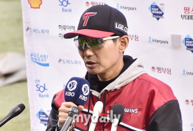 LG 트윈스 염경엽 감독./마이데일리