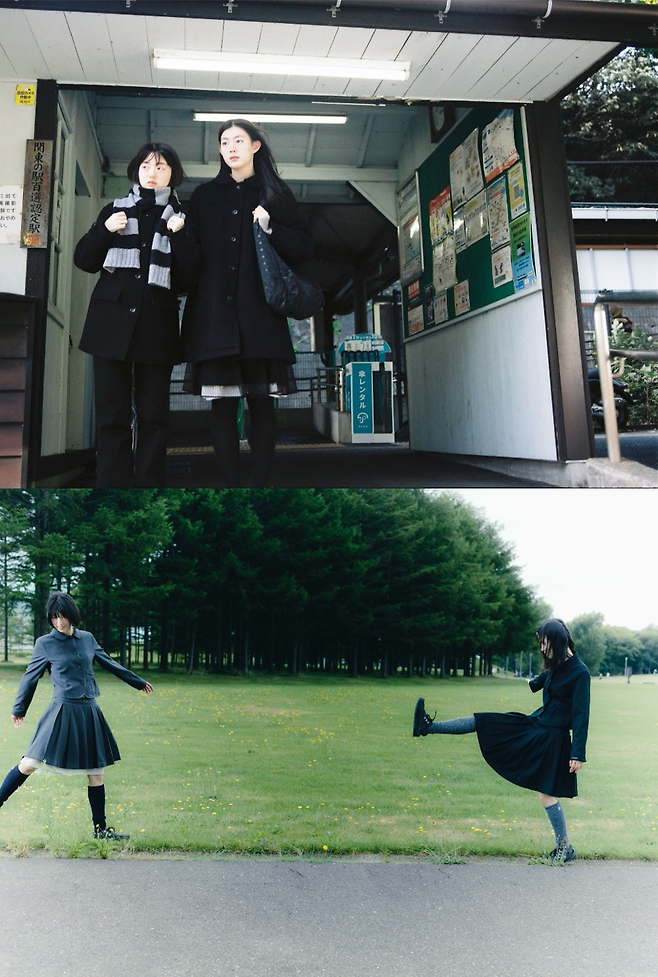 오헤시오(위) 2024 FW 컬렉션과 코이세이오 2024 FW 컬렉션. [각 사 제공]