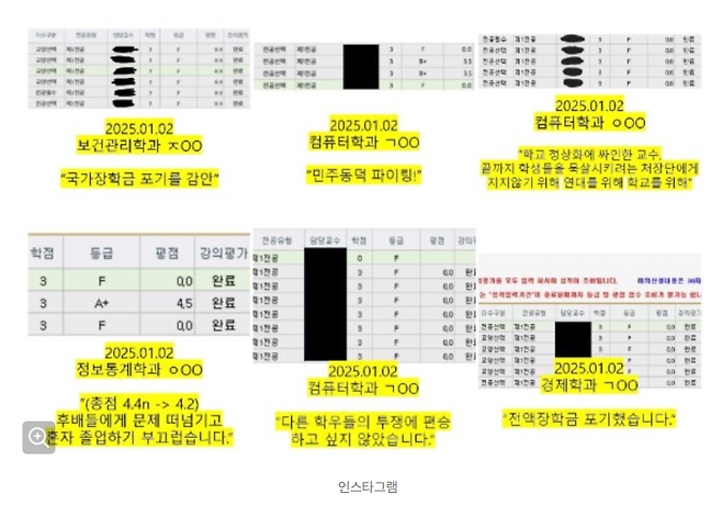 image.png "전액 장학금도 포기"… 동덕여대 학생들 \'F학점\' 인증 릴레이