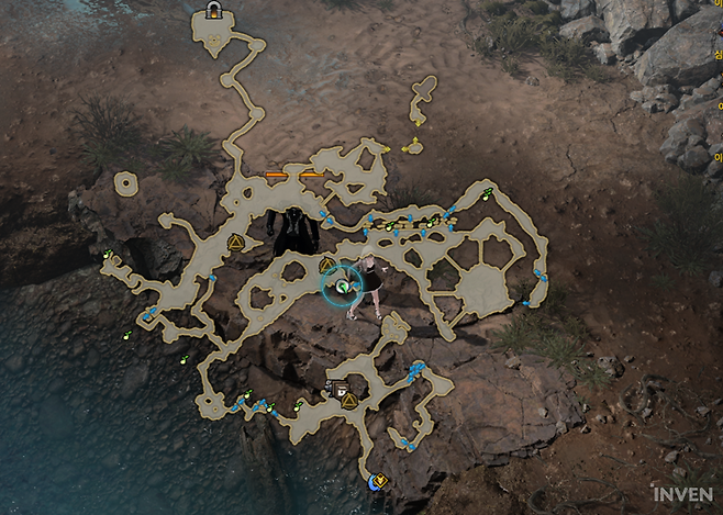 ▲ 해당 위치로 이동해 Q스킬로 금화를 던지면 된다