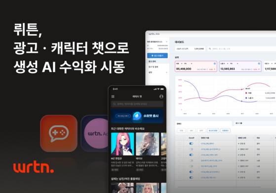 뤼튼은 지난해 10월 말 캐릭터챗 유료화 서비스를 시작했다. 사진 뤼튼