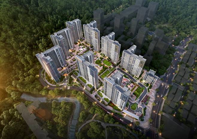 [사송 롯데캐슬 조감도]