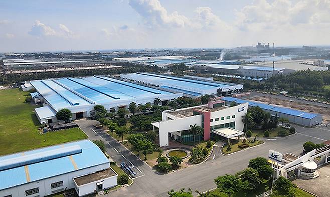 LS에코에너지 베트남 현지 공장 전경.