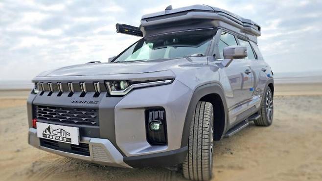 KGM 토레스를 바탕으로 만든 캠핑카 ‘토레스 캠프’. (사진=KG모빌리티)