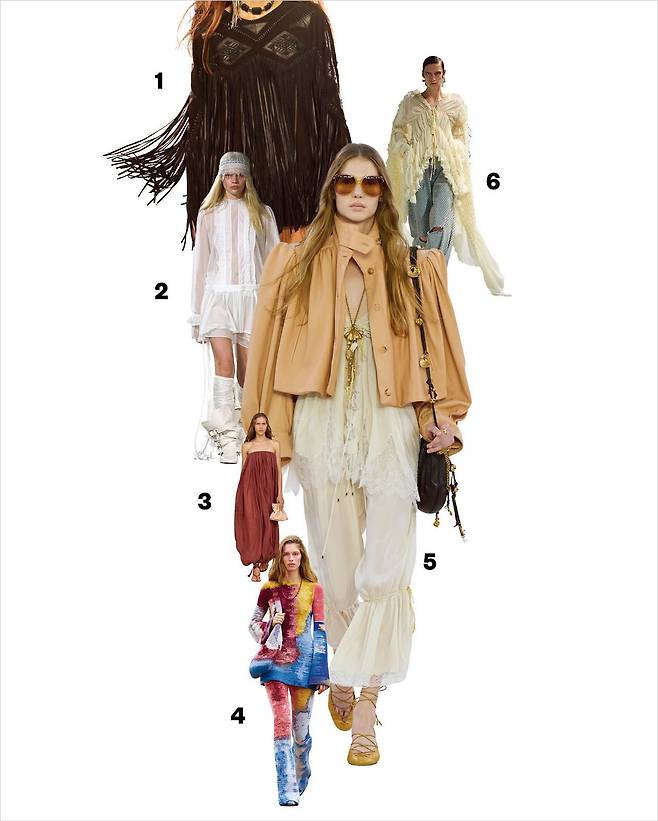 1 ISABEL MARANT 2 ANN DEMEULEMEESTER 3 FERRAGAMO 4 GABRIELA HEARST 5 CHLOÉ 6 ROKH