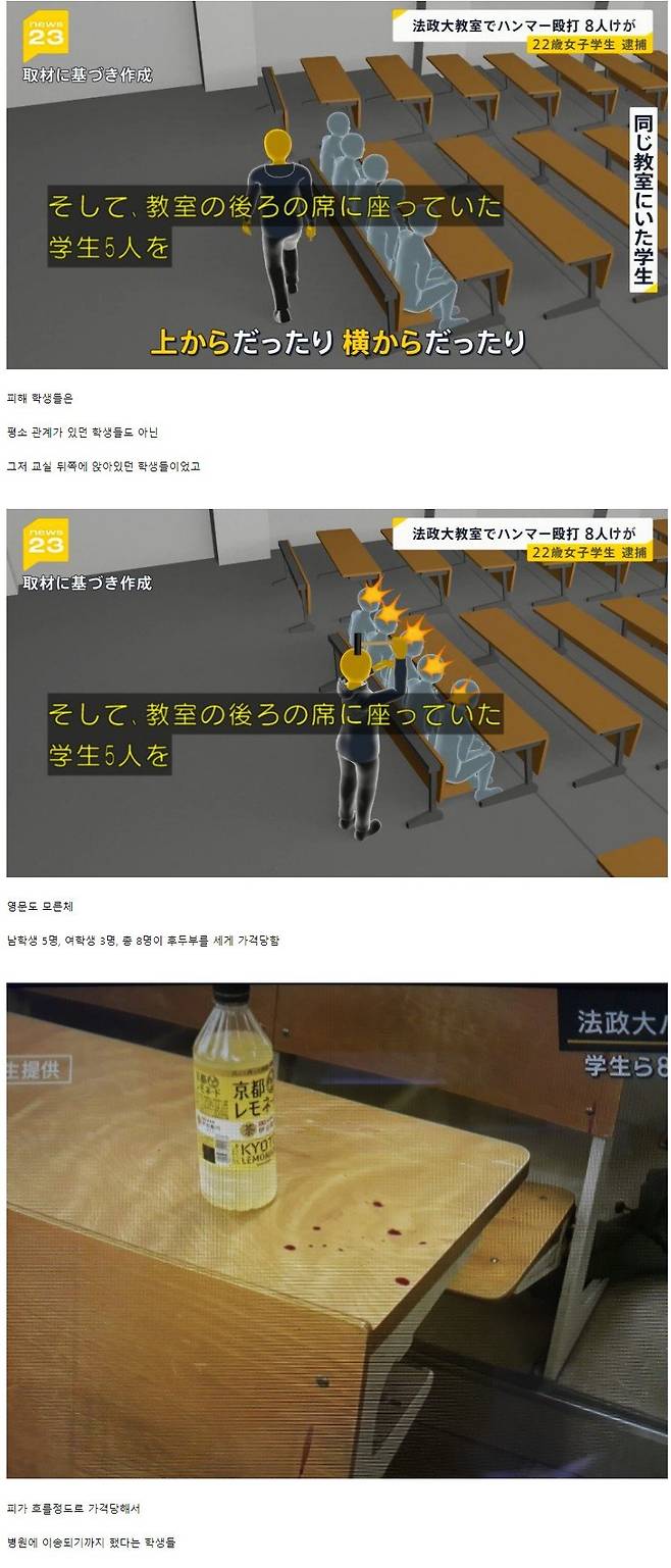 6220f722a9225a5319f4b9acd397289d.jpg 바로 체포되어 이송되는 일본대학 묻지마 오함마난동 테러녀(KR)